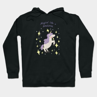 Magical like a Unicorn - Purple Hoodie